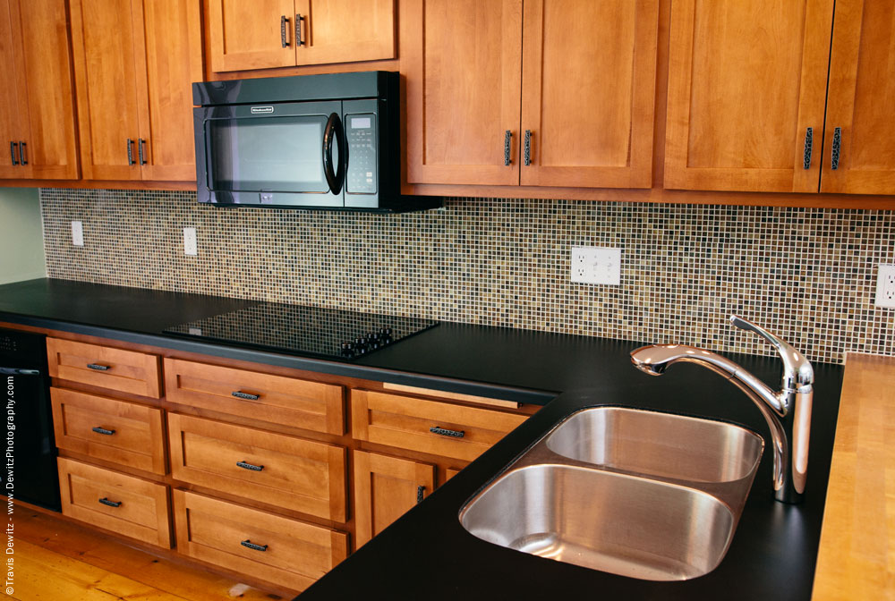 Custom Built Kitchen Cabinet Installation Product Photography