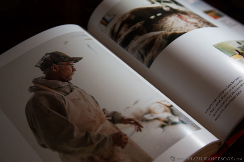Blaze Orange Wisconsin Hunting Book- Deer Processing Portrait