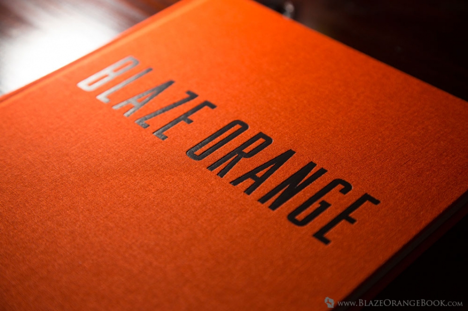 Blaze Orange Wisconsin Hunting Book- Embossed Cloth Cover