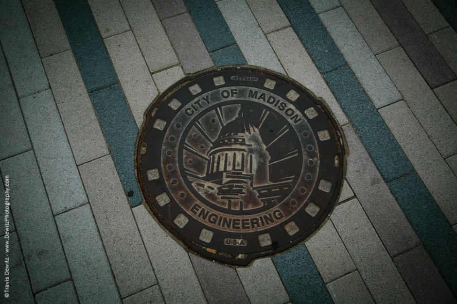 University of Wisconsin Engineering Man Hole Cover