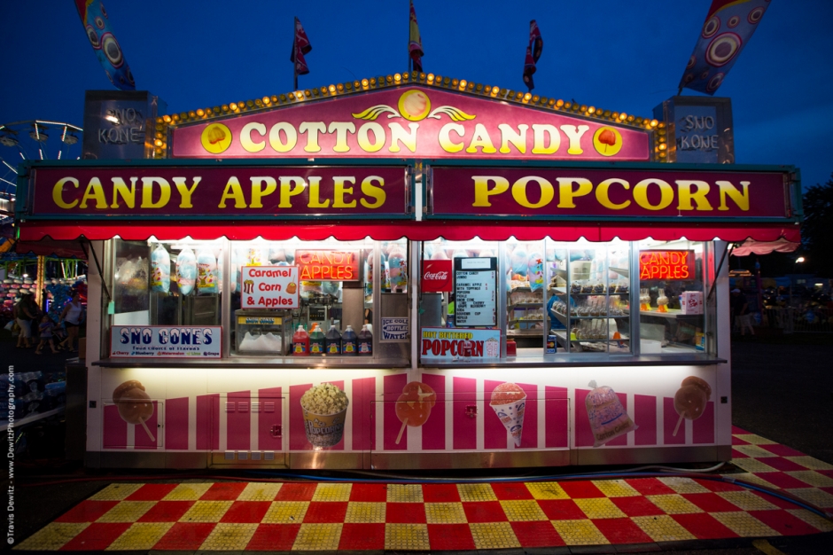 Portraits of Carnival Games and Food Stands