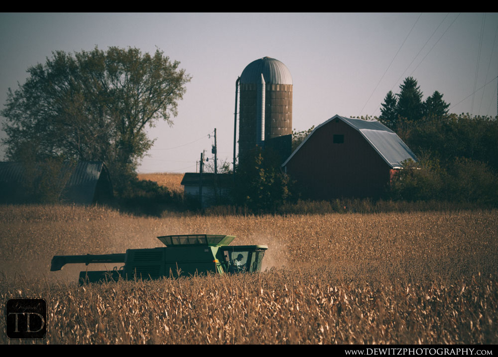 Autumn Farm Harvest in Western Wisconsin