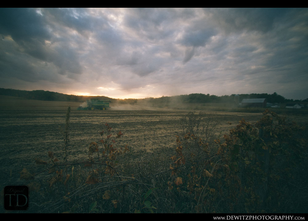 Autumn Farm Harvest in Western Wisconsin