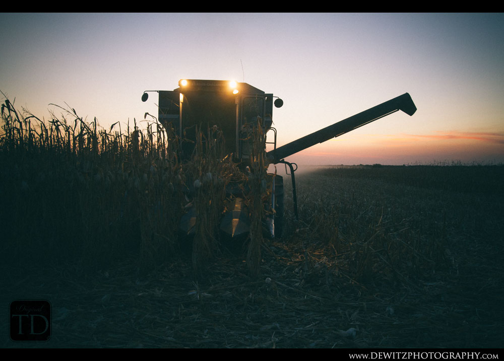 Autumn Farm Harvest in Western Wisconsin