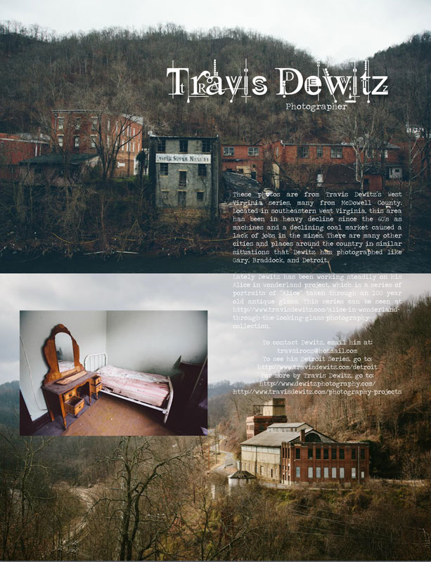 Un-sung Travis Dewitz West Virginia Photography Piece