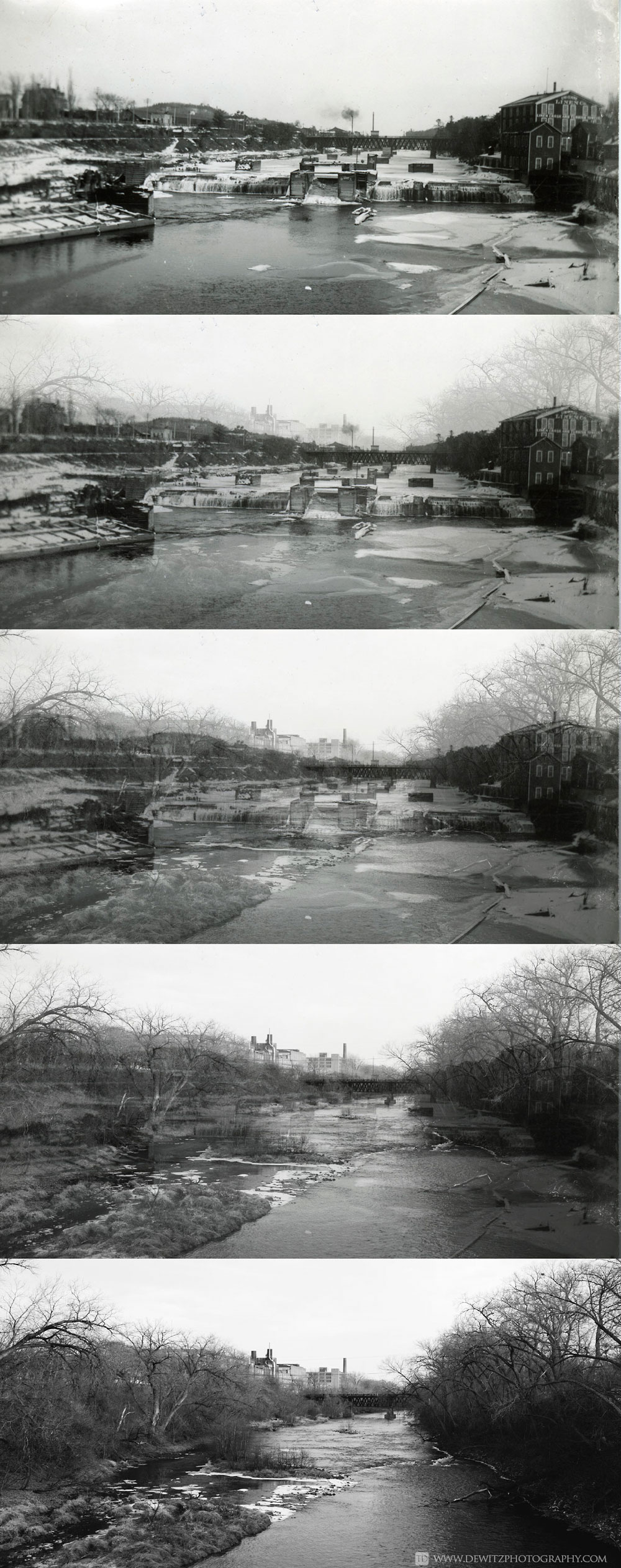 Lumber Mill on Eau Claire River