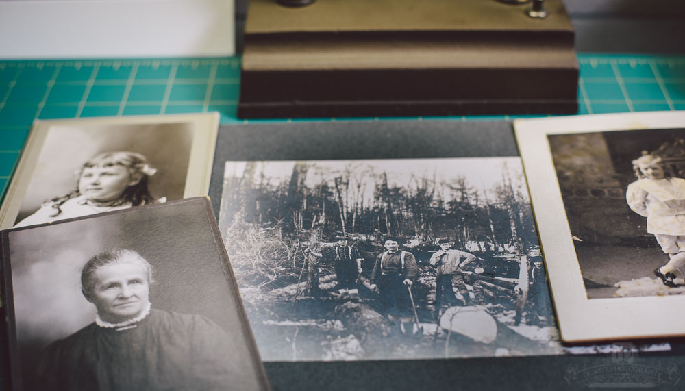 Vintage Logger Photo and Other Cabinet Cards