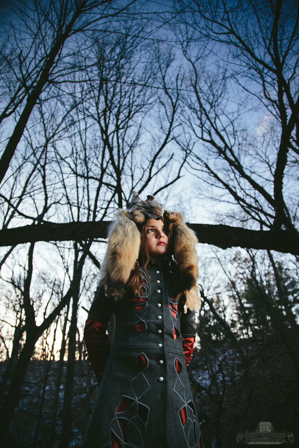 Child Model Caitlin Red Riding Hood