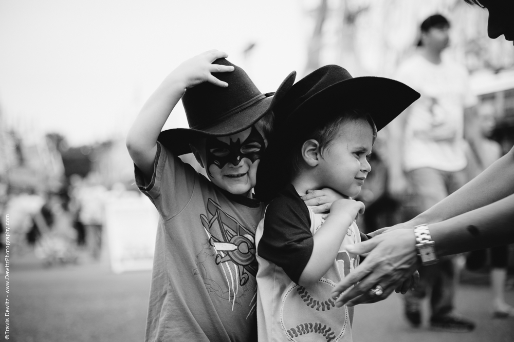 Northern Wisconsin State Fair Bat Boy Trying to Help Brother