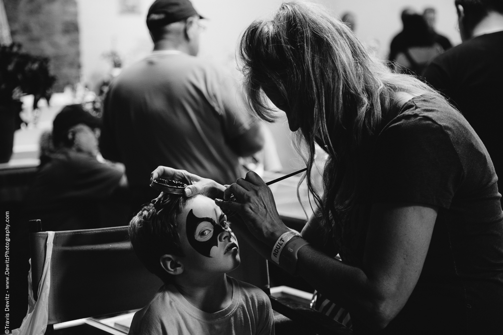 Northern Wisconsin State Fair Bat Face Paint