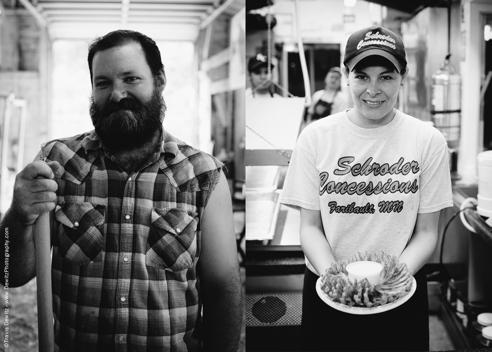 Northern Wisconsin State Fair Bearded Farmer and Schroder Concessions Blooming Onion