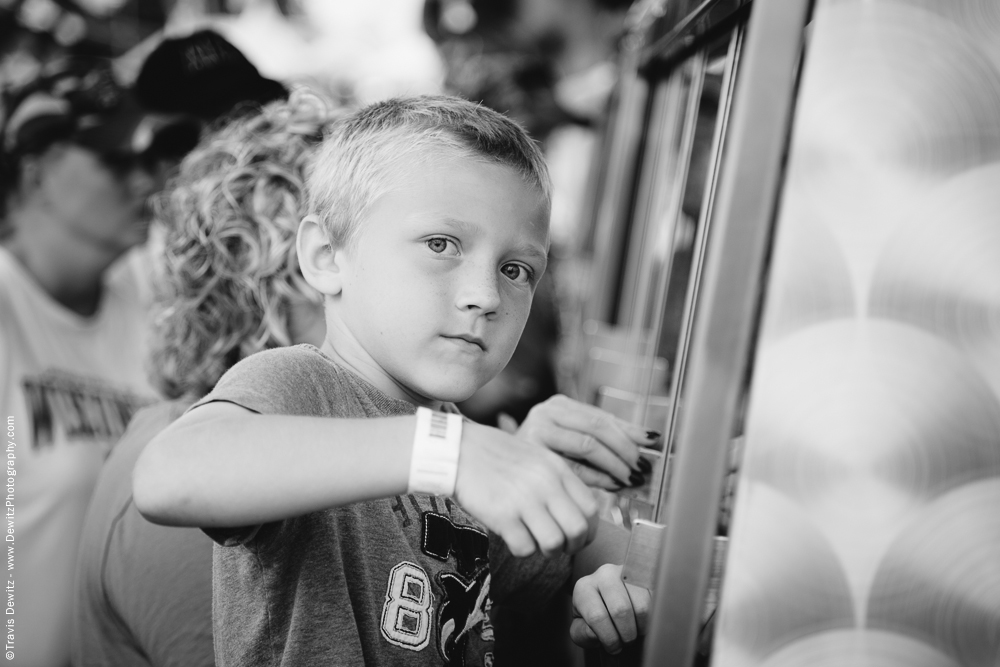 Northern Wisconsin State Fair Boy Playing Games