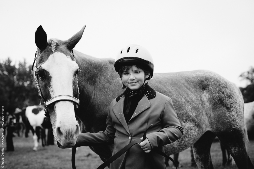 Northern Wisconsin State Fair Girl Poses With Her Horse