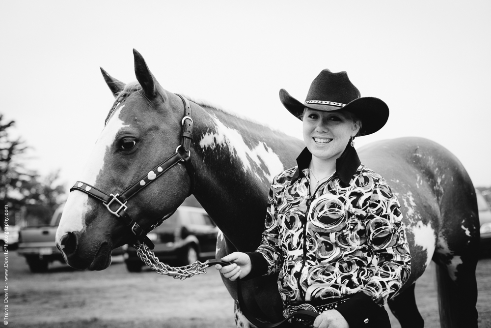 Northern Wisconsin State Fair Girl Riding Horse