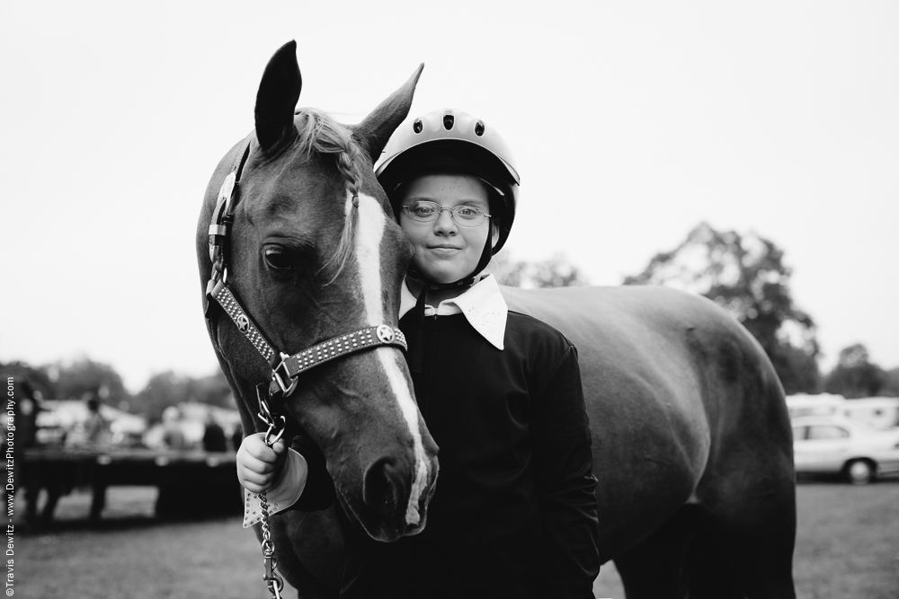 Northern Wisconsin State Fair Girl With Her Horse