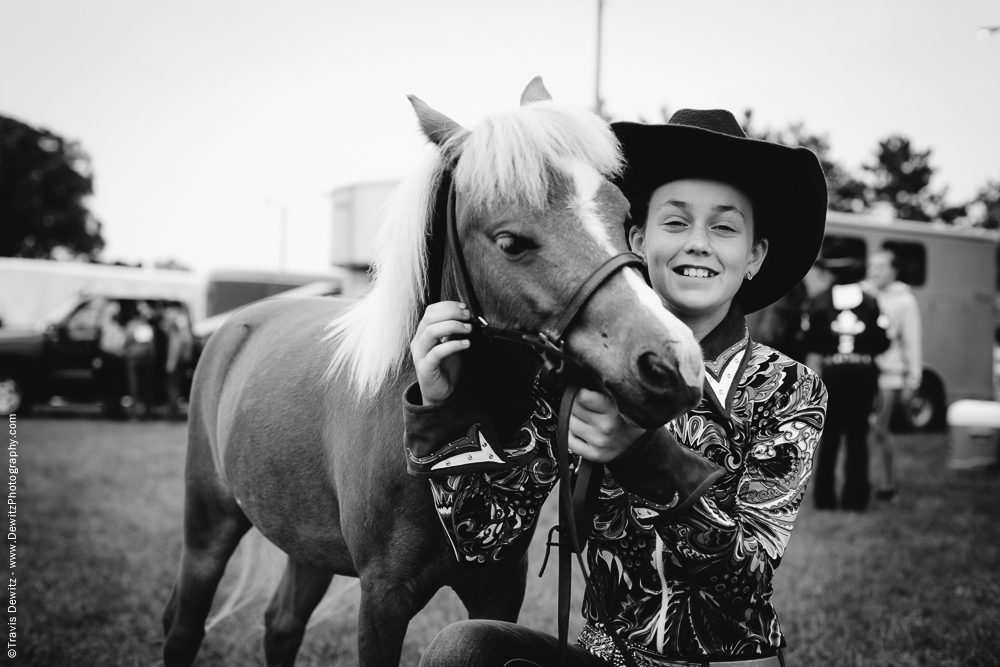 Northern Wisconsin State Fair Girl With Her Pony