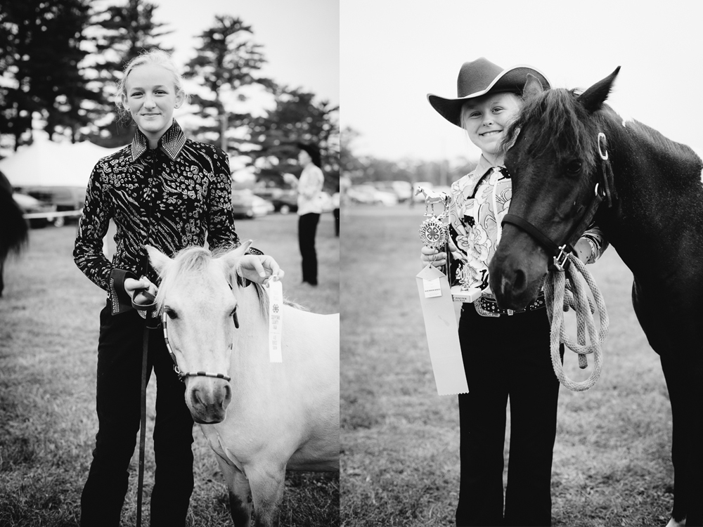 Northern Wisconsin State Fair Girls With Their Ribbons