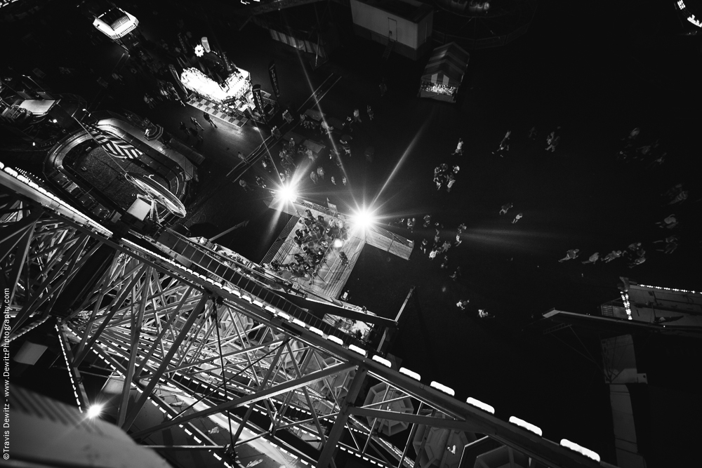 Northern Wisconsin State Fair Looking Down on the Midway