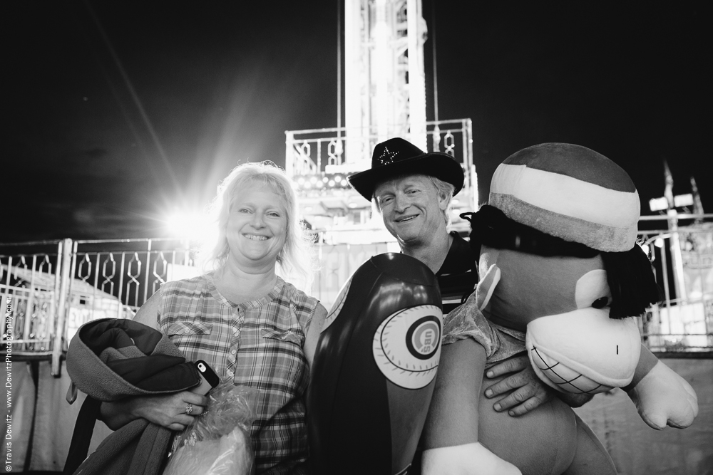 Northern Wisconsin State Fair Man and Wife With Prizes