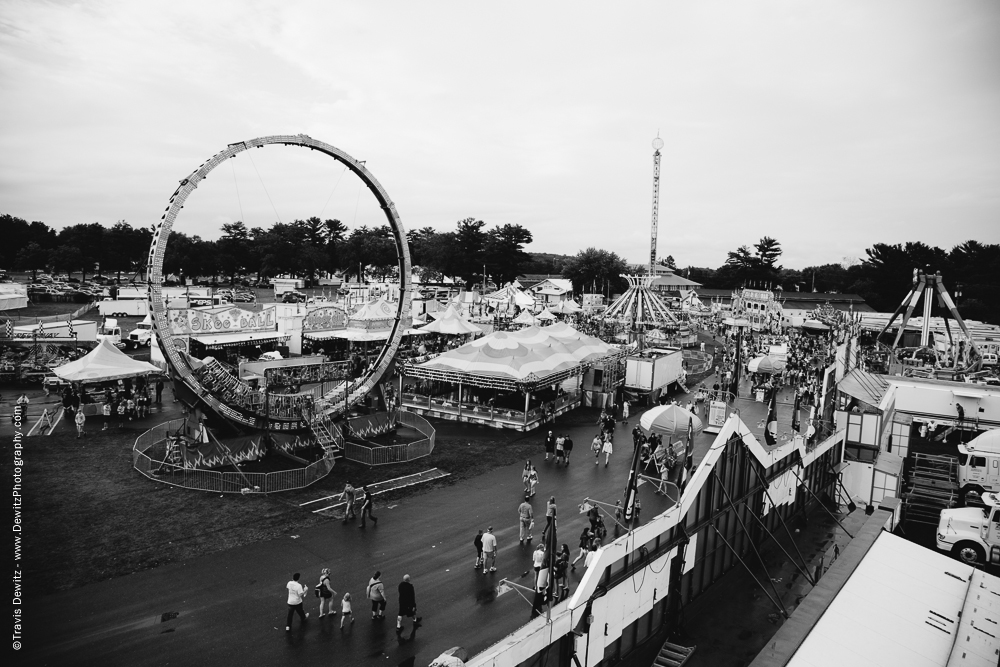 Northern Wisconsin State Fair Midway View