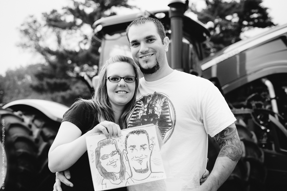 Northern Wisconsin State Fair Portrait of Drawn Portrait