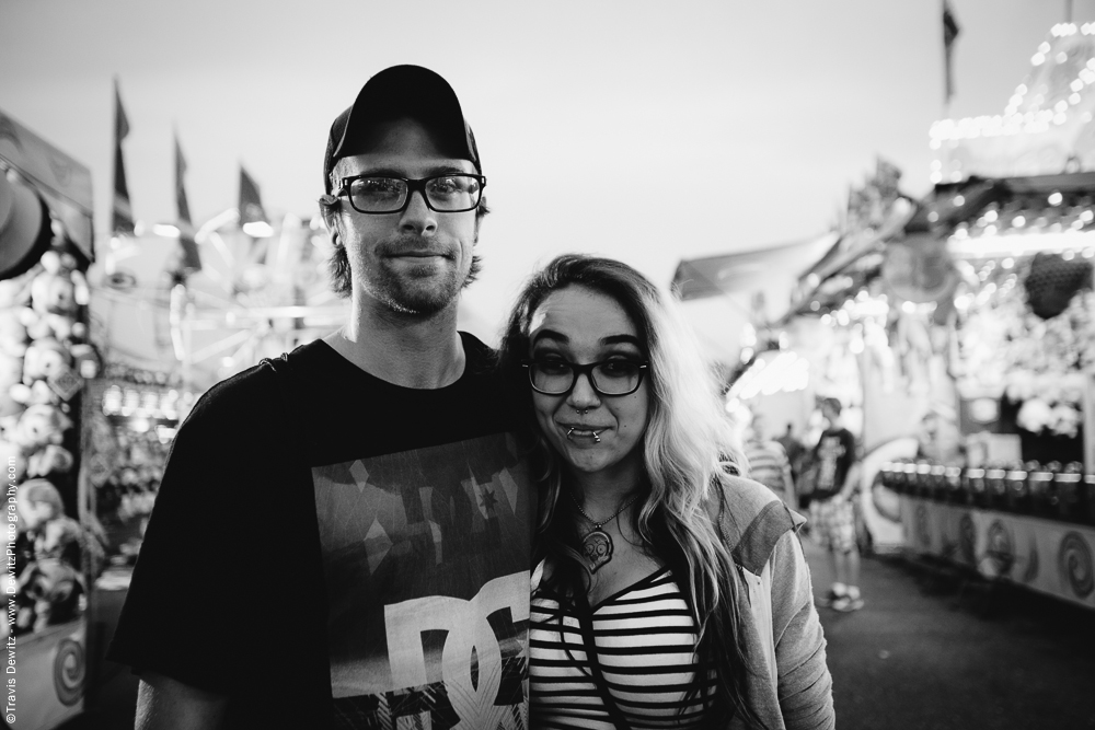 Northern Wisconsin State Fair Portrait on the Midway