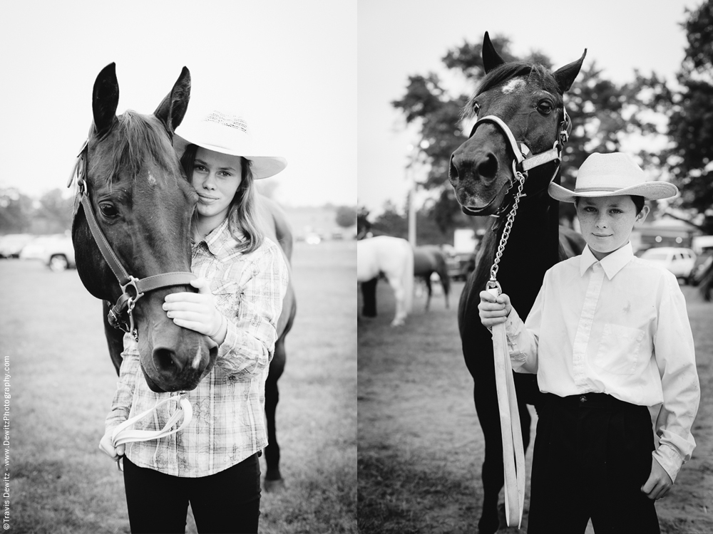 Northern Wisconsin State Fair Posing With Their Horses