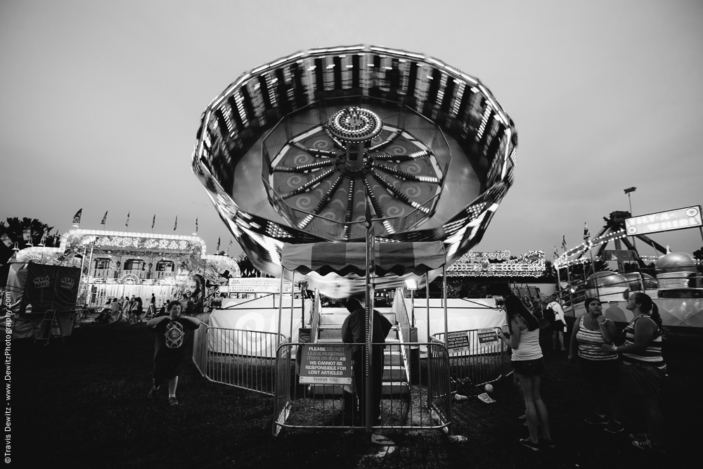 Northern Wisconsin State Fair Ride Spinning