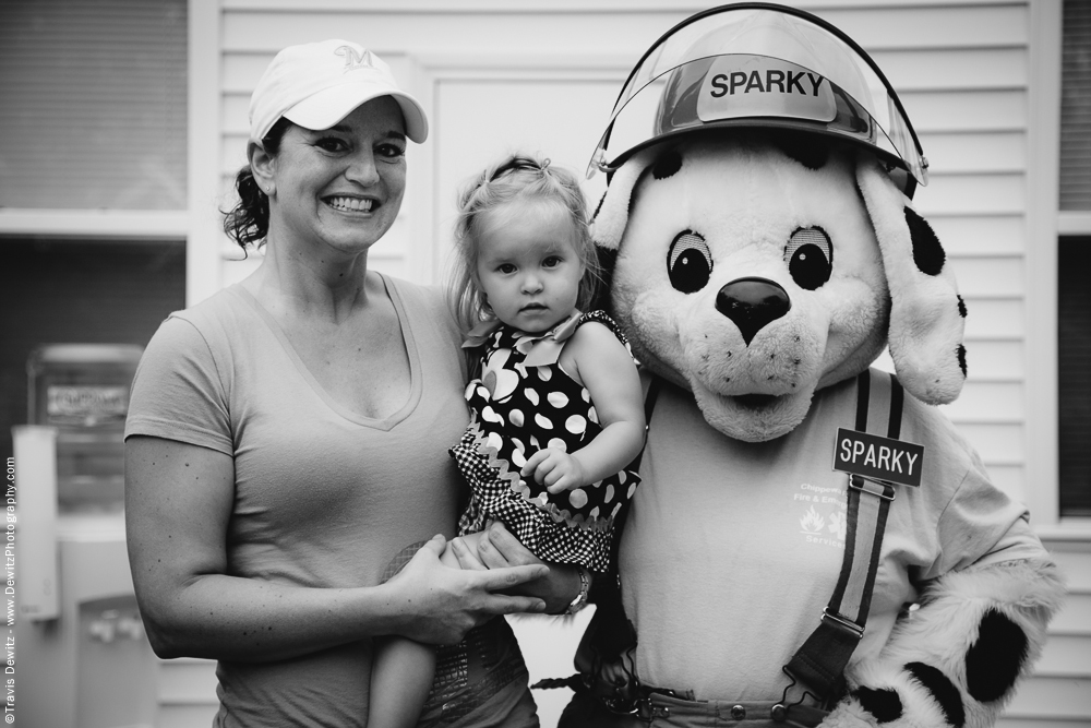 Northern Wisconsin State Fair Sparky the Chippewa Fire Safety Mascot