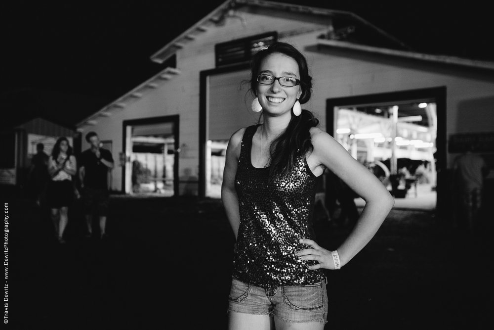 Northern Wisconsin State Fair Teen Standing Outside Barn