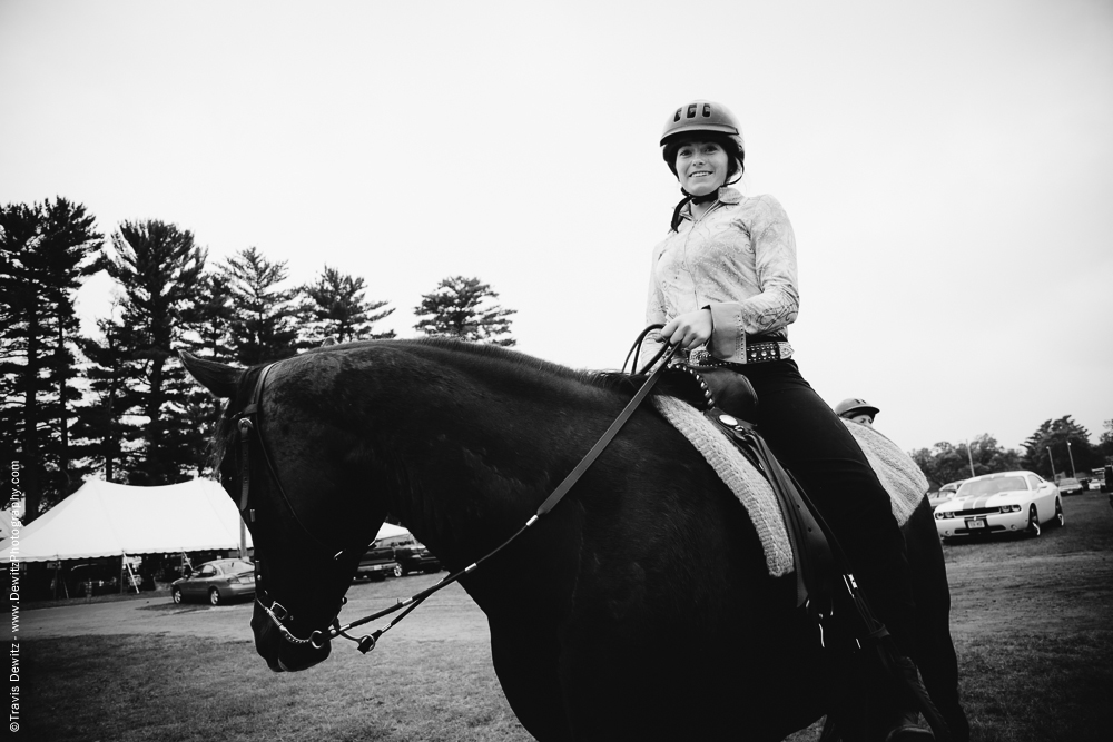 Northern Wisconsin State Fair Teen on Riding Horse