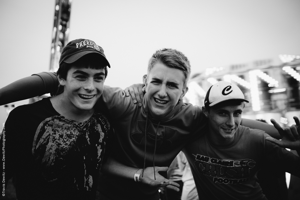 Northern Wisconsin State Fair Three Teen Boys