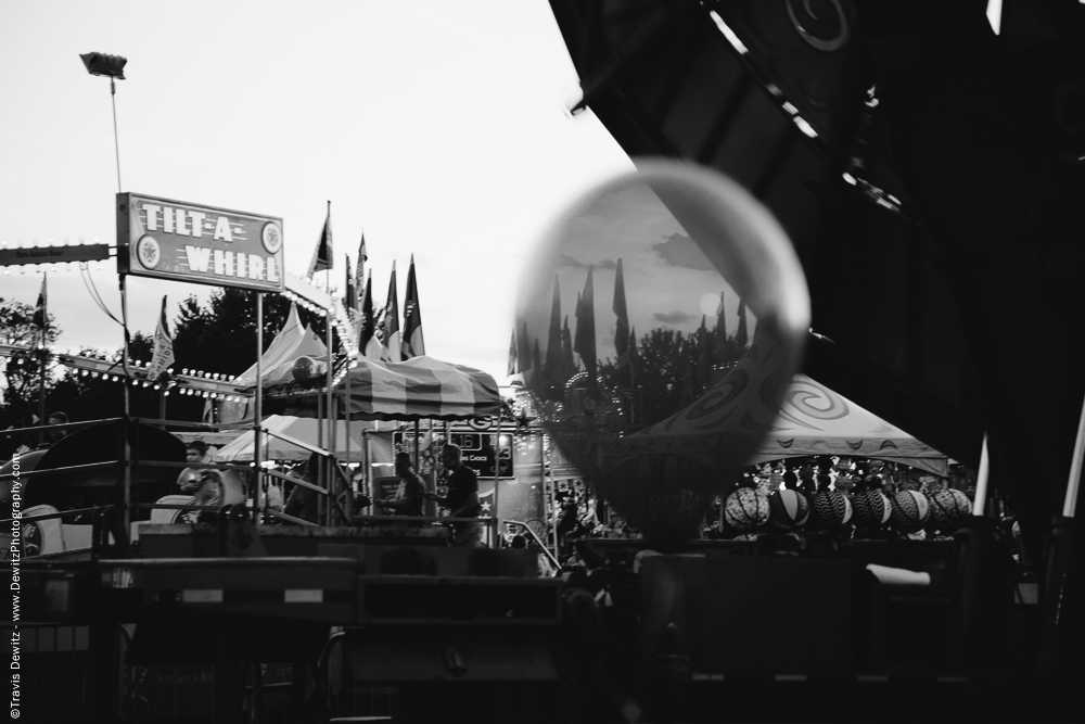 Northern Wisconsin State Fair Tilt A Whirl and Balloon