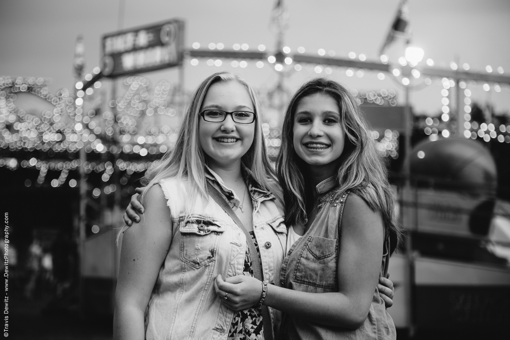 Northern Wisconsin State Fair Two Friends Posing