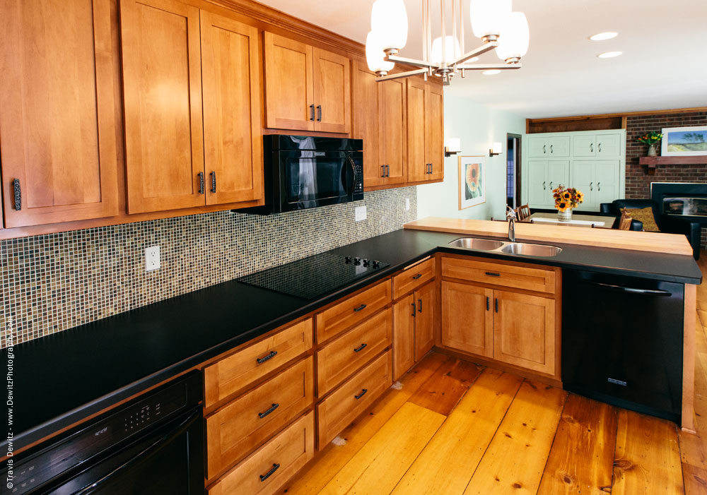 dovetail Designs - Custom Kitchen Cabinets Sitting Room View