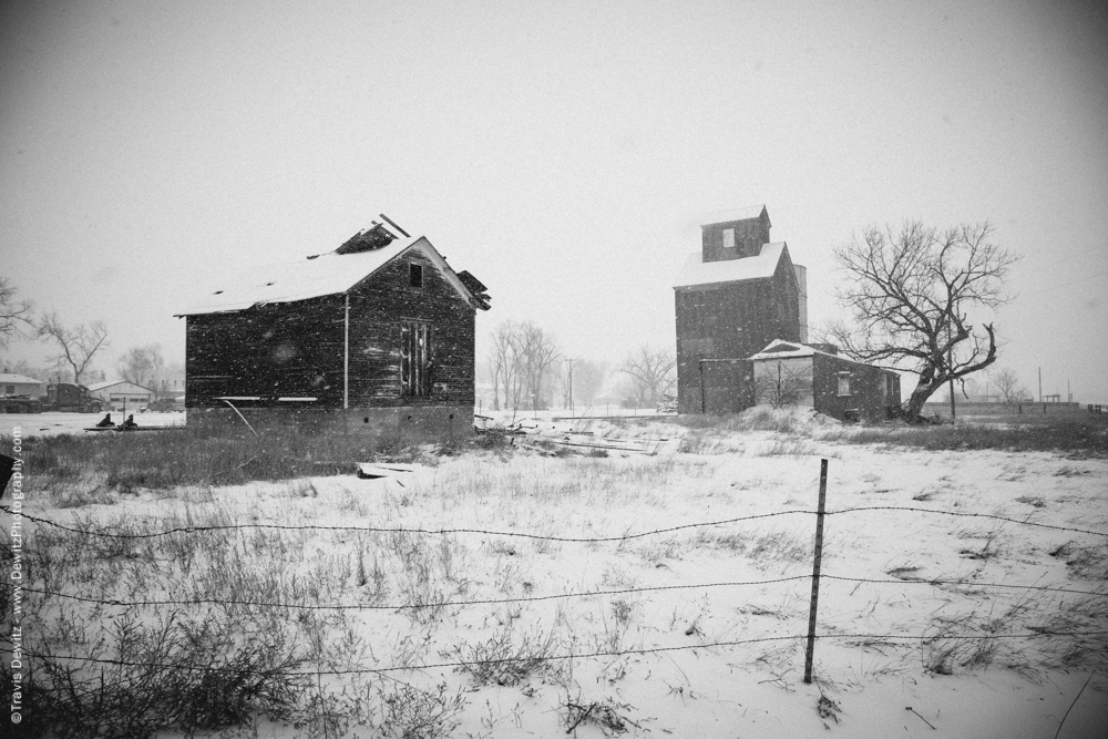 Creepy Snowy Town