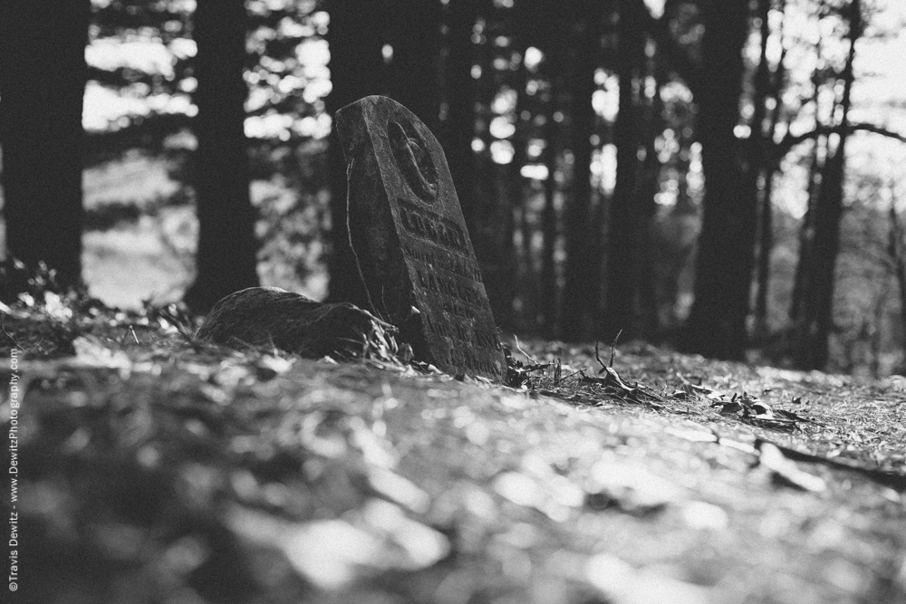 Grave Stone in the Woods