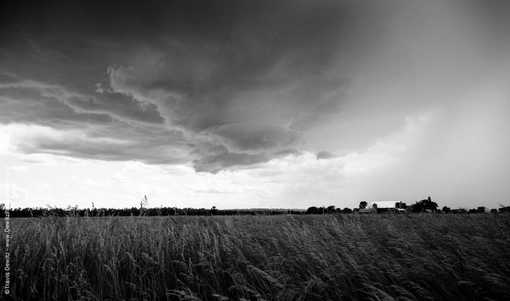 Thunderstorm over Farm