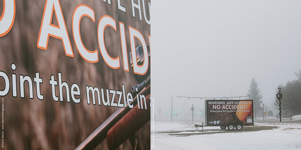 DNR Gun Safety Billboard Designed by Dewitz Photography