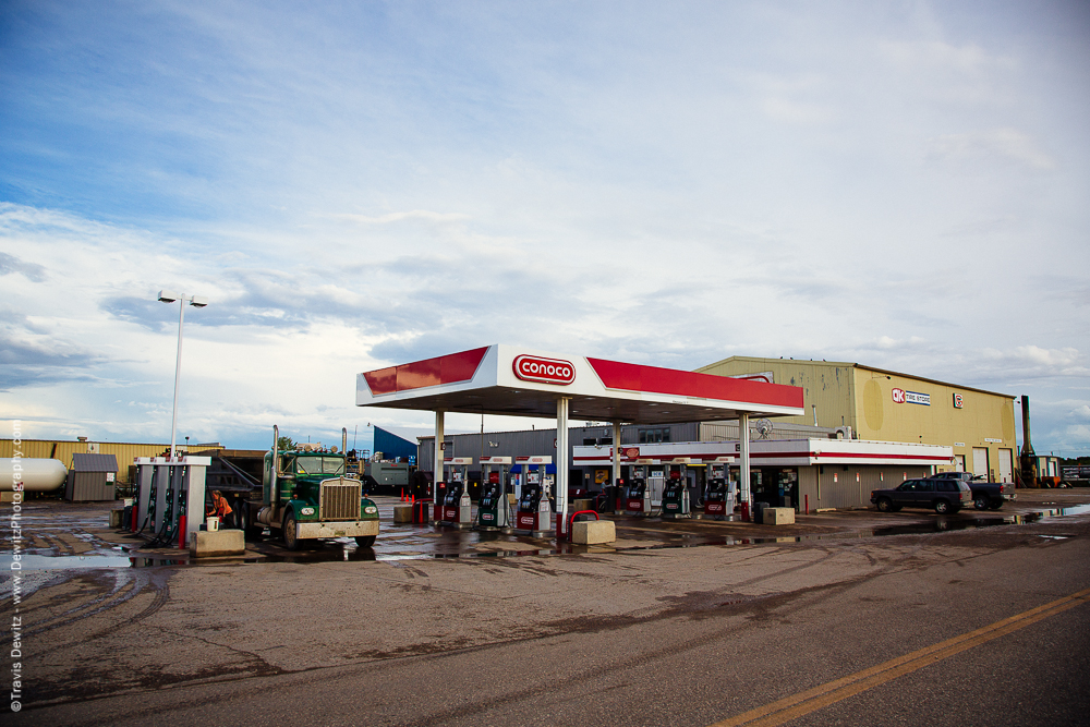 Busy Cenex Station in Williston