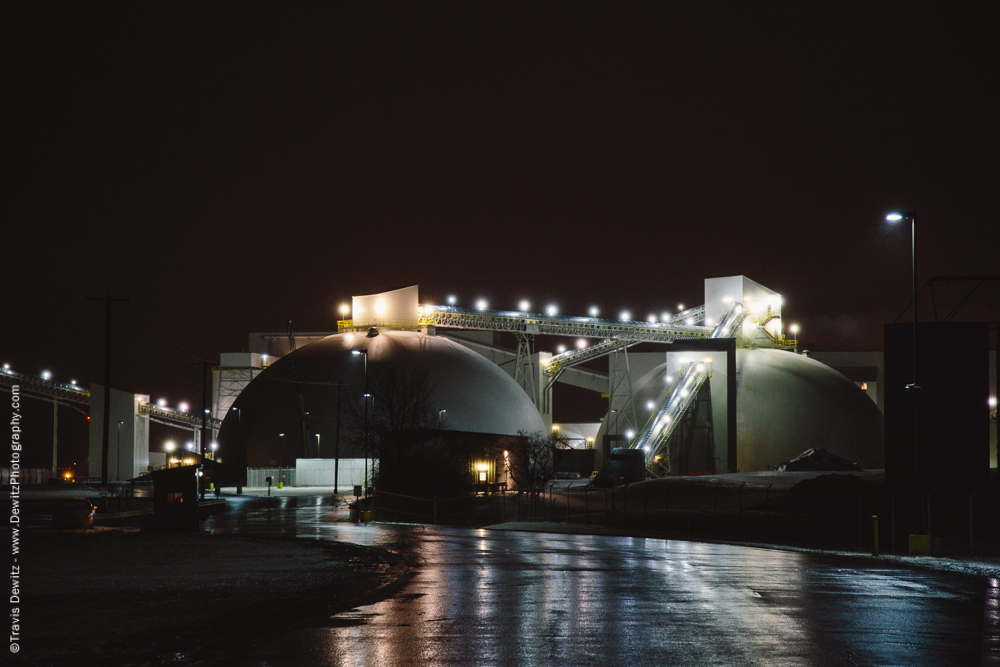 EOG Sand Facility at Night