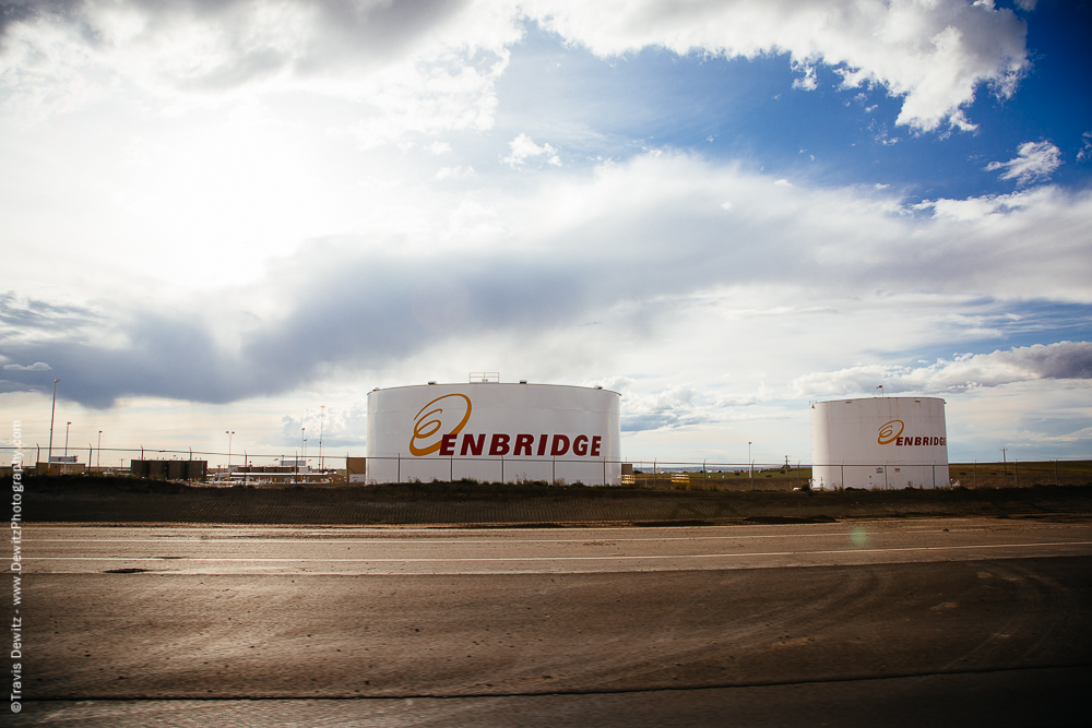 Enbridge Tanks in the Bakken