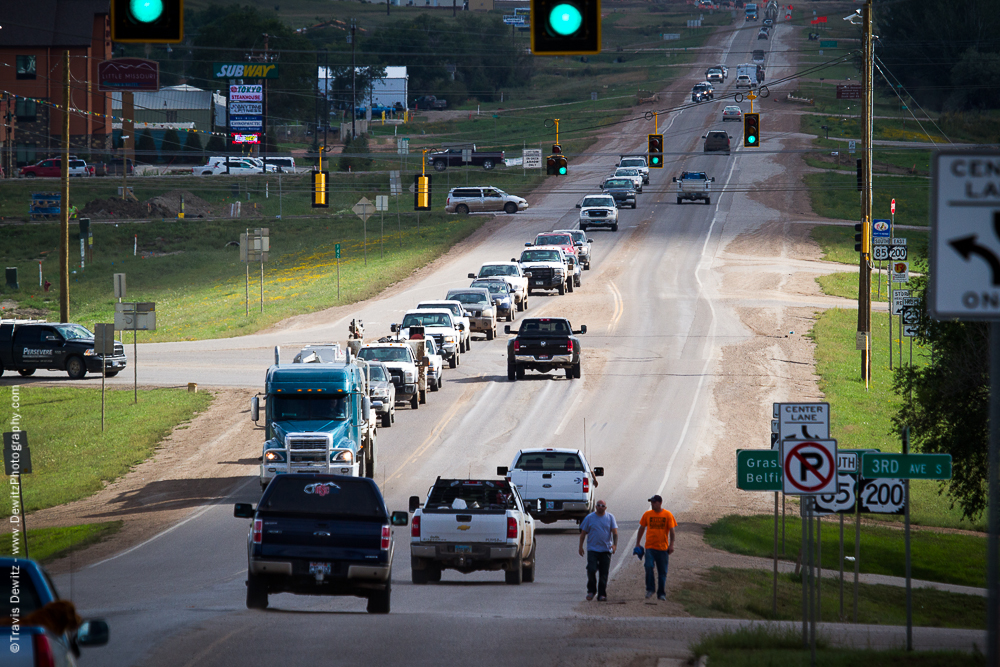 Heavy Traffic in Watford, ND