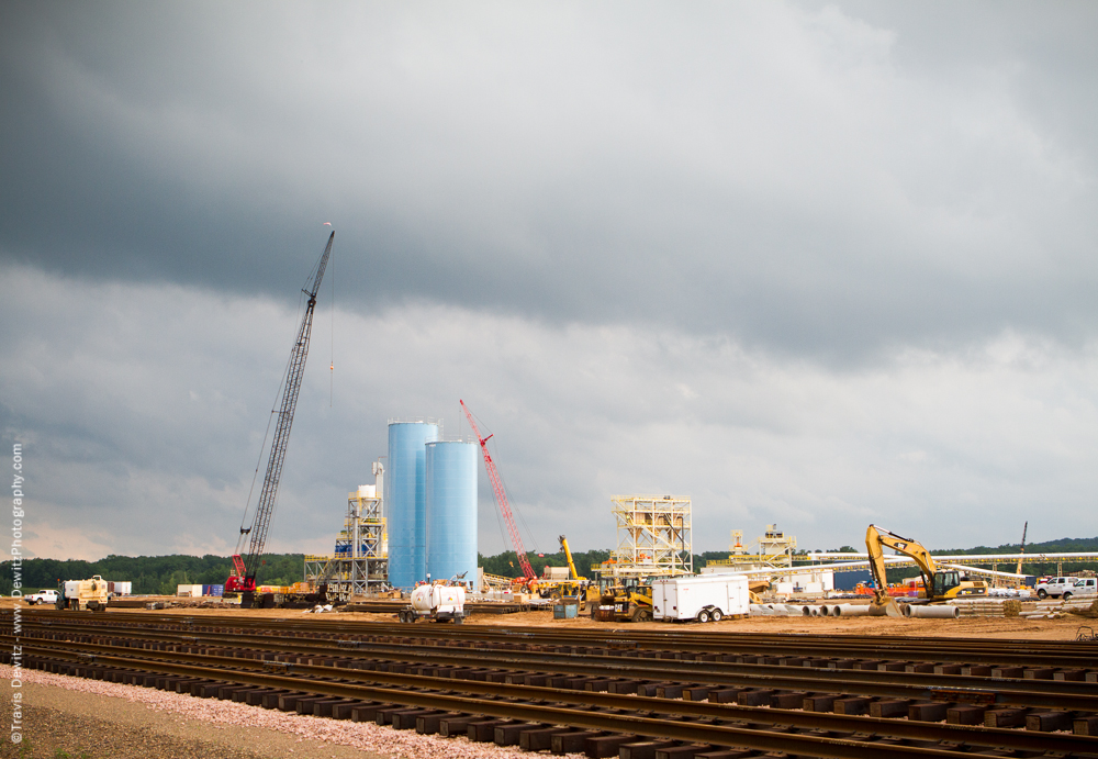 New Frac Sand Plant Construction - New Auburn, WI