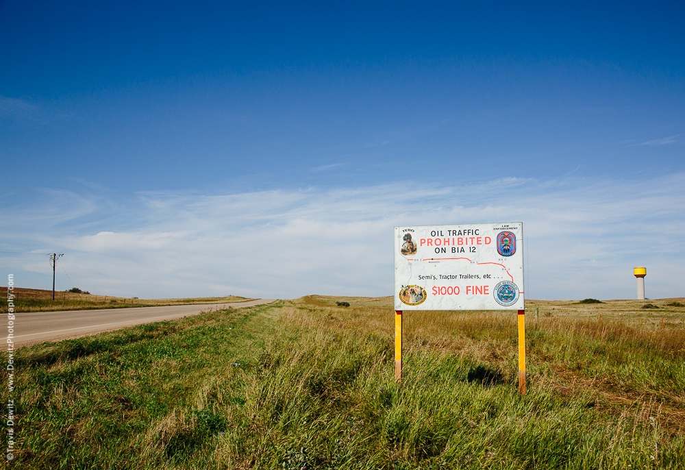 Oil Traffic Prohibited - Mandaree, ND