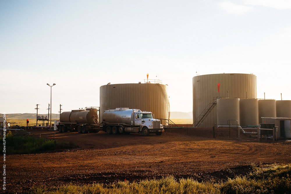 Oil Truck and Bakken Transfer Station