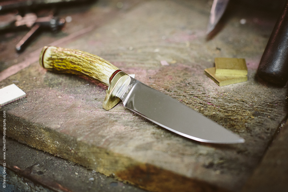 Finished Bruner Hunting Knife