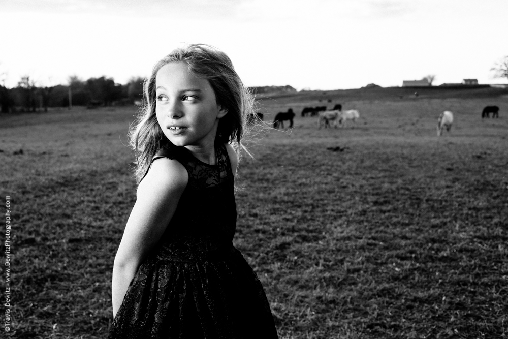 Teslyn - Proud Girl in Horse Pasture