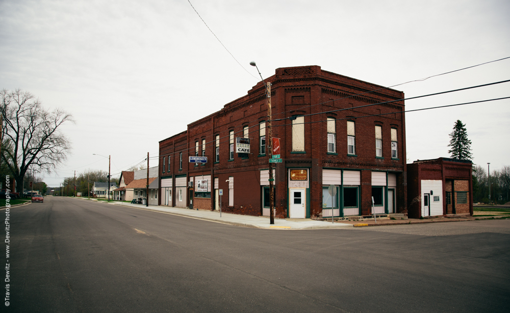 Fairchild_Wis_Large Historic Brick Building - Empty Pockets Restaurant