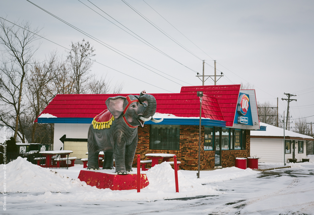 Chippewa Falls- Dairy Queen Elephant Statue